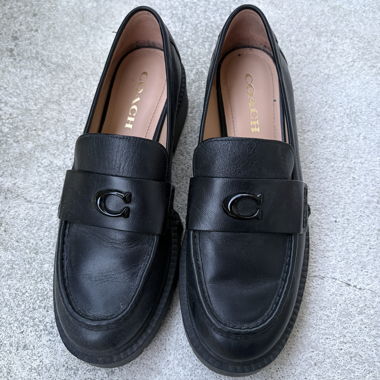 Mocassins Coach Leah en cuir