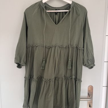 Olive green dress