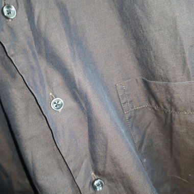 Black-and-blue shimmering long-sleeve shirt