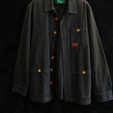 Jaquette-shirt type Bleu de travail