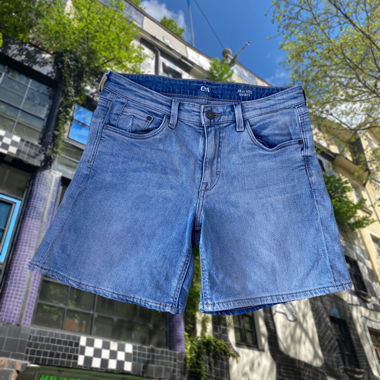 light jeans shorts