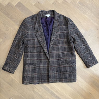 David Brooks Checkered Blazer