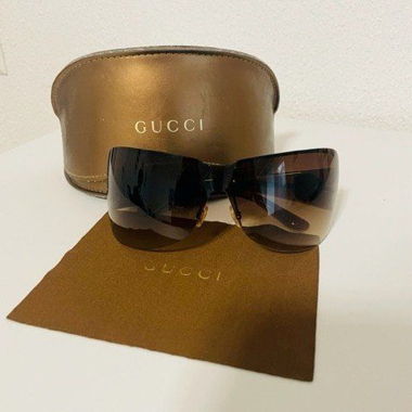 Gucci Sonnenbrille, braun, vintage Style