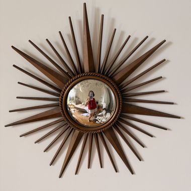 Specchio Sunburst Vintage Chaty Vallauris