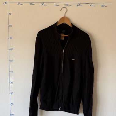 Gilet BOSS en tricot noir