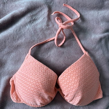 Top da costume da bagno arancione