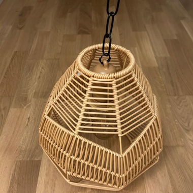 Hängelampe Rattan 