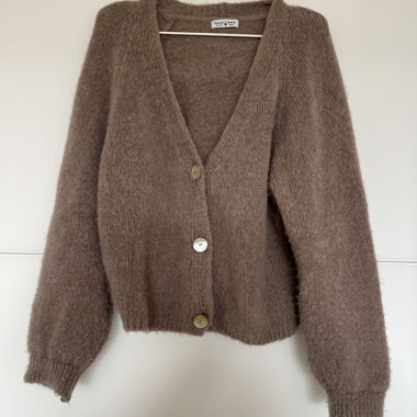 Cardigan mit Wolle