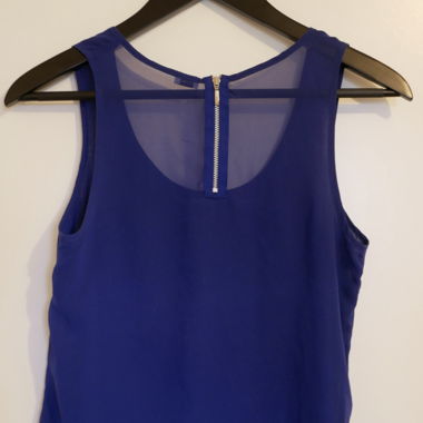Semi-transparent blouse