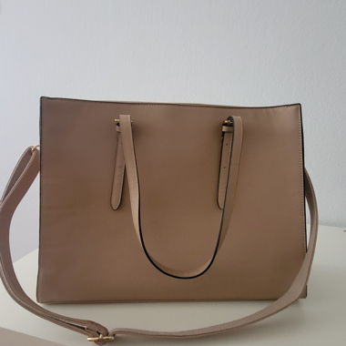 Beige Tote Bag