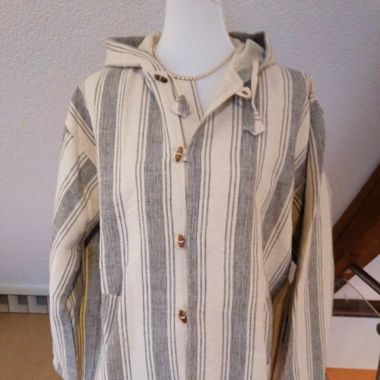 Gewebte Jacke Boho Gr. M (L) Neu