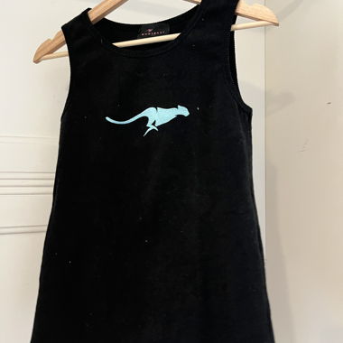 Schwarzes Kontrast Tanktop