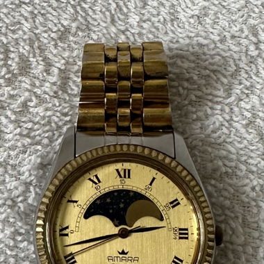 Vintage Armbanduhr (gold silver)