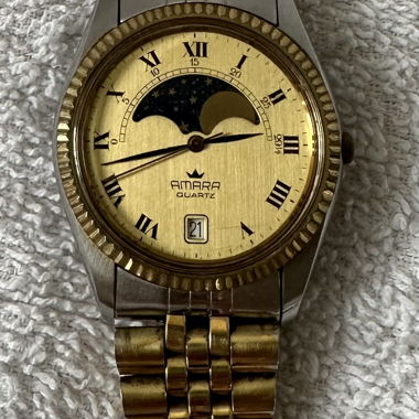 Orologio da polso vintage (oro argento)