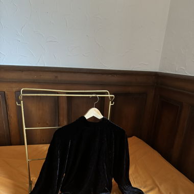 Velour Bluse