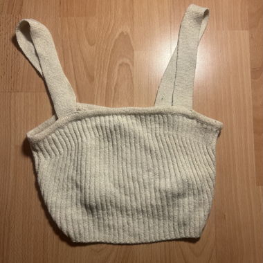 light beige top