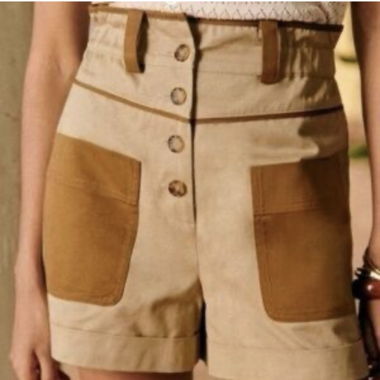 Sezane High-Waist Shorts