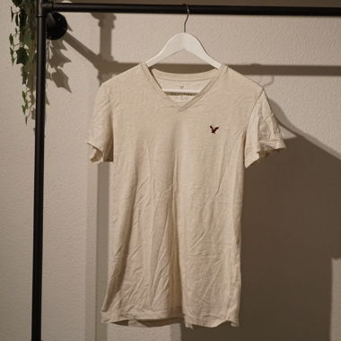 American Eagle T-Shirt Beige Size S