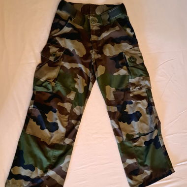 Pantaloni cargo da combattimento F2 autentici dell'esercito francese, come nuovi