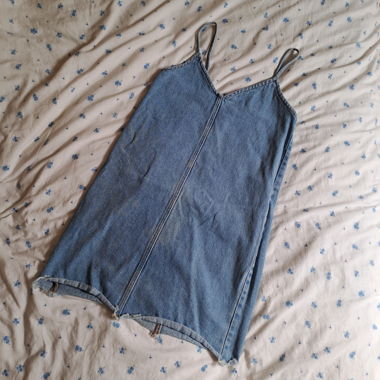 Cute denim mini dress