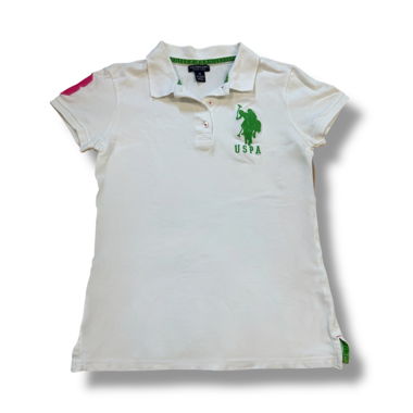 Polo d'été pour femmes USPA en blanc