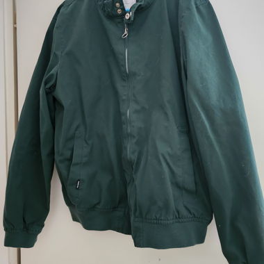 Grüne Pull&Bear Übergangsjacke