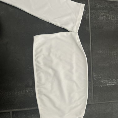 Bandeau top mit ärmeln 