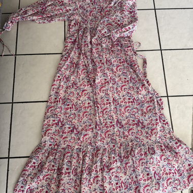 Antik Batik Blumen-Kleid