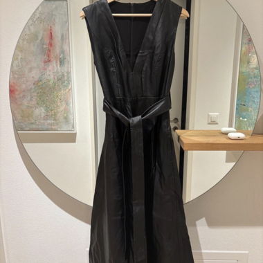 Vestito lungo effetto pelle