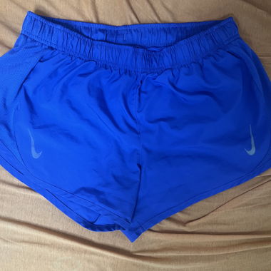 Short da corsa Nike blu