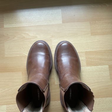Stiefel Kunstleder braun
