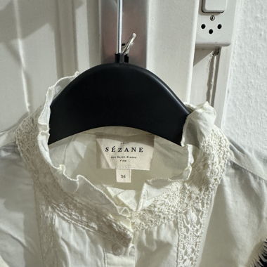 Sézane Chemise à volants 