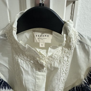 Sézane Chemise à volants 