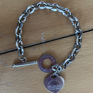 Silberfarbenes Charm-Armband