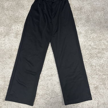 Pantalon en tissu noir