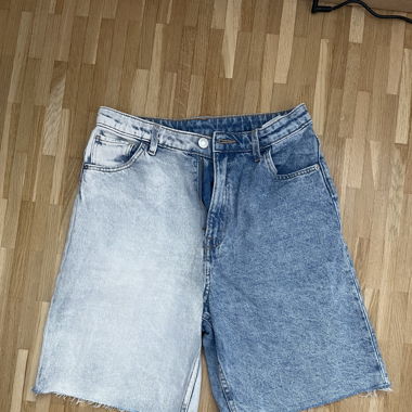 Short en jeans