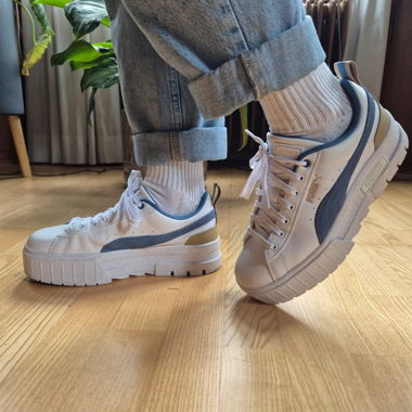 PUMA MAYZE-  Sneaker low- white/blue horizon