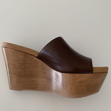 GIANVITO ROSSI leather clogs 36.5