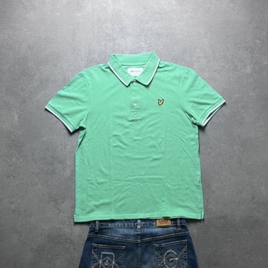 Polo Vintage Lyle & Scott Vert Taille L