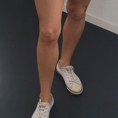 Baskets Converse All Star en cuir blanc
