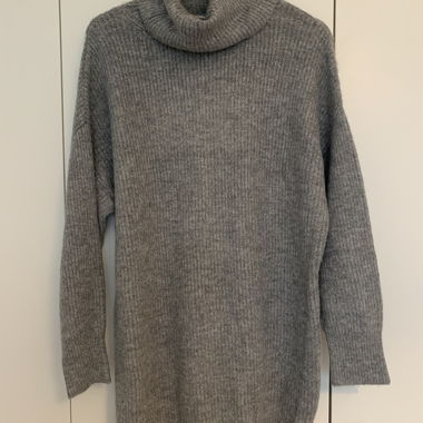 Vestito maglione grigio