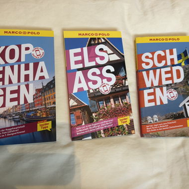 Guides de voyage Marco Polo Alsace Suède Copenhague