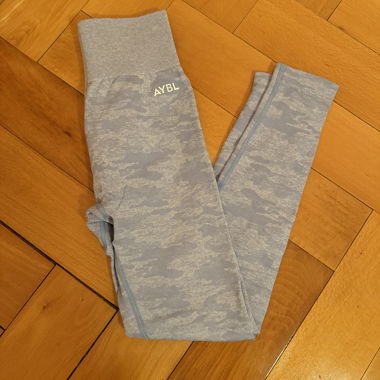 AYBL blue camo leggings 