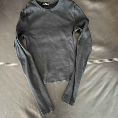 black Bershka top