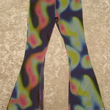 80s rave stretch Schlag-Hose / coolass rave pants