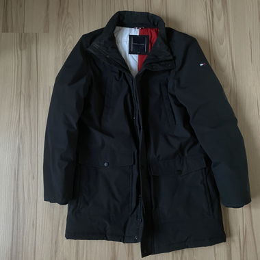 Piumino invernale Tommy Hilfiger nero taglia 176