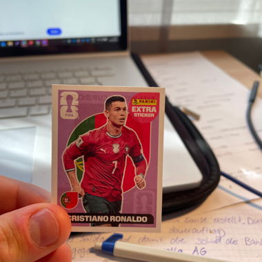 Cristiano Ronaldo Panini Sticker
