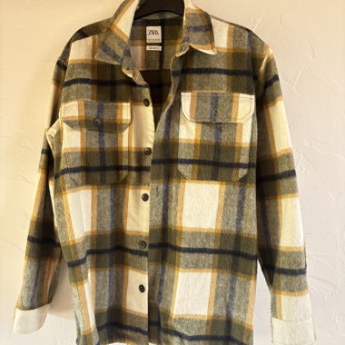 Camicia in flanella a quadri Zara