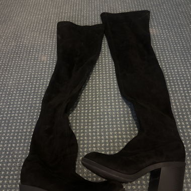 Over-the-knee Boots Faux Suede Topshop
