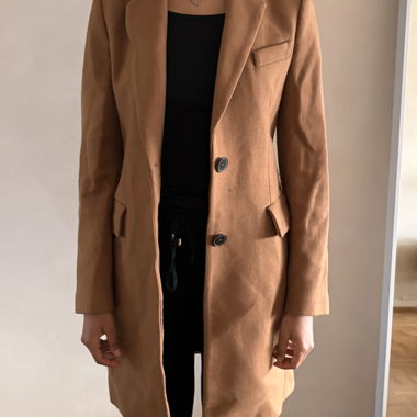 Cappotto blazer camel Zara 